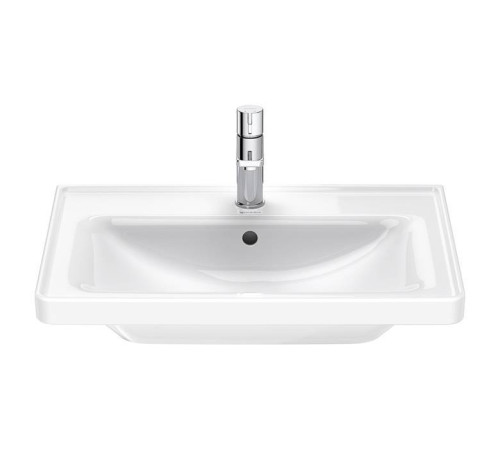 Раковина накладная Duravit D-Neo 65х48 см с переливом 1 отверстие 2367650000