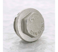 Заглушка никелированная Uni-Fitt 1 наружная резьба 608N4000