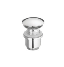 Донный клапан GSI PILLV с открытым сливом для раковин без перелива хром PILLV