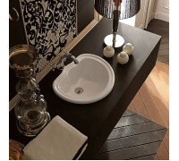 Раковина встраиваемая Kerasan Retro 50х41 см без отверстий белая 103101