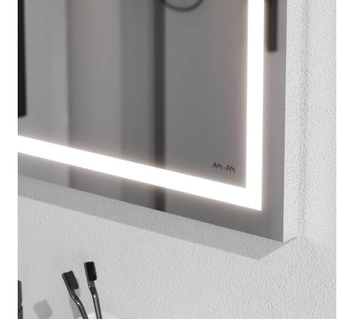 Зеркало настенное AM.PM Gem с LED-подсветкой по периметру 80 см M91AMOX0801WG