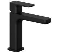 Смеситель для раковины Kludi Renon 110 мм донный клапан Push-Open черный матовый 422883975