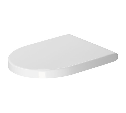 Сиденье с крышкой для унитаза Duravit Starck 3 петли нержавеющая сталь 0063810000