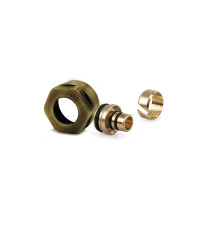 Фитинг для многослойной трубы SR Rubinetterie Ø 11.5/12-16 x 24/19 бронза 0383-1900Z0F0