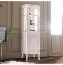 Пенал напольный Kerasan Retro 46.5x34x160 см белый матовый ручки керамика 731530-dx