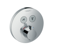 Термостат для душа Hansgrohe ShowerSelect на 2 потребителя хром 15743000