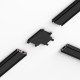 Четырёхсторонний соединитель для накладного шинопровода Flat Magnetic 85003/00