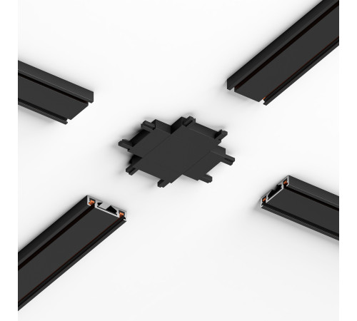 Коннектор для четырёхстороннего соединителя накладного шинопровода Flat Magnetic 85004/00