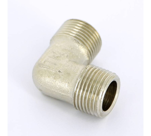 Угольник резьбовой Tiemme 3/8 Н-Н никелированный 1500625