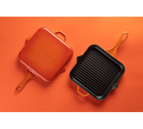 Сковорода-гриль квадратная Hascevher GTV 2828 Orange 28х28 см A856528