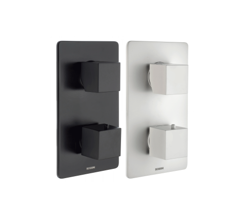 Наружная часть термостата Bossini Gillo черный матовый Z00061.073