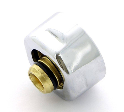 Соединитель для металлопластиковой трубы Carlo Poletti 16х2.25 мм хром A58503B