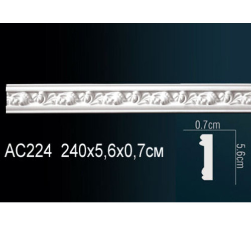 Молдинг Perfect AC224 полиуретановый с рисунком AC224