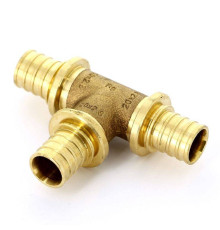 Тройник надвижной REHAU RAUTITAN RX 20 мм бронза 1377726