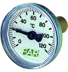 Термометр FAR FA 2650 40 мм 120 °C зонд 36 мм 3/8 торцевой FA 2650