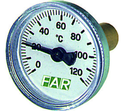 Термометр FAR FA 2650 40 мм 120 °C зонд 36 мм 3/8 торцевой FA 2650