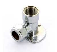 Водорозетка обжимная Tiemme 15x1/2 хромированная 1130074