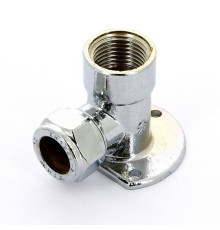 Водорозетка обжимная Tiemme 15x1/2 хромированная 1130074