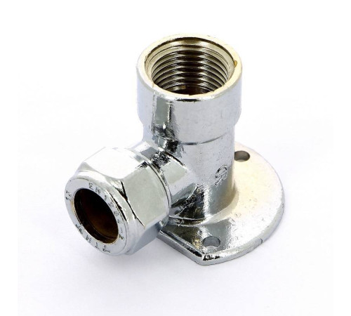 Водорозетка обжимная Tiemme 15x1/2 хромированная 1130074