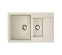 Кухонная мойка Omoikiri Daisen 78-2-PA Artgranit 78х51 см пастила 4993330