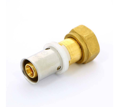 Муфта пресс с накидной гайкой Uni-Fitt 16x1/2 плоское уплотнение 714G6200