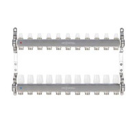 Коллекторный блок Kromwell 1x3/4 EK 11 выходов с термостатическими вставками KW.SM6506115