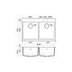 Кухонная мойка Omoikiri Bosen 80-2-BE Tetogranit 80x53 см ваниль 4993837