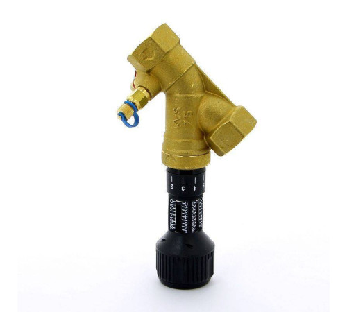 Клапан балансировочный ручной Cimberio CIM 747OT 1 ВВ с 2 ниппелями CIM 747OT N 1