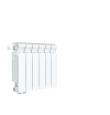 Радиатор биметаллический Rifar Monolit Ventil 350 9 секций правое подключение RAL 9016 rmvrf35009