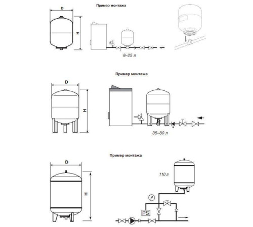 Гидроаккумулятор Uni-Fitt WS PRO 50 л вертикальный 900W0050