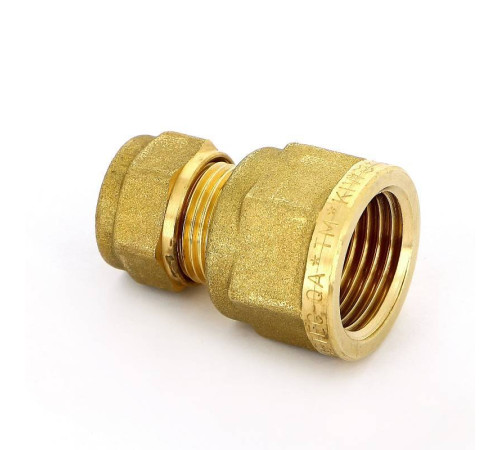Муфта обжимная Tiemme 1100 12 мм х 1/2 ВР латунная 1000041