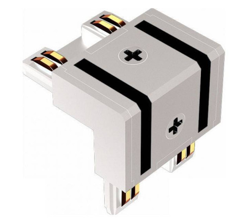 Соединитель угловой внешний для треков накладных iLedex Technical VISION48/25 POWER CONNECT 4825-Г-TYPE-WH