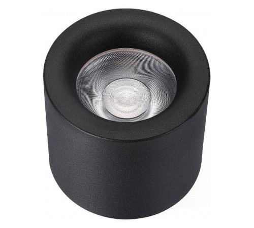 Накладной светильник iLedex Metrica 113-12W-D100-4000K-24DG-BK