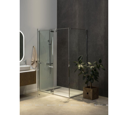 Душевое ограждение Aquanet IDEAL 1400x900 мм прозрачное 8 мм хром AE-AXC94MZ-S-C