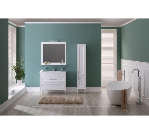 Зеркало Aquanet Бостон М 100 белый матовый 00209674