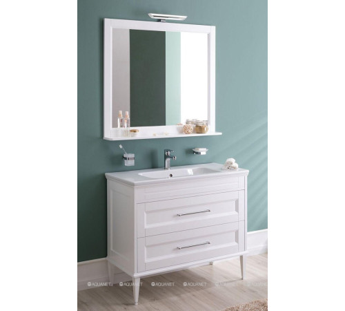 Зеркало Aquanet Бостон М 100 белый матовый 00209674