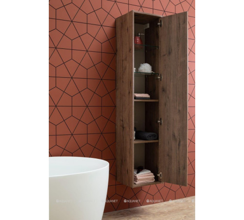 Шкаф-пенал Aquanet Lino 35 Дуб Веллингтон 00253914