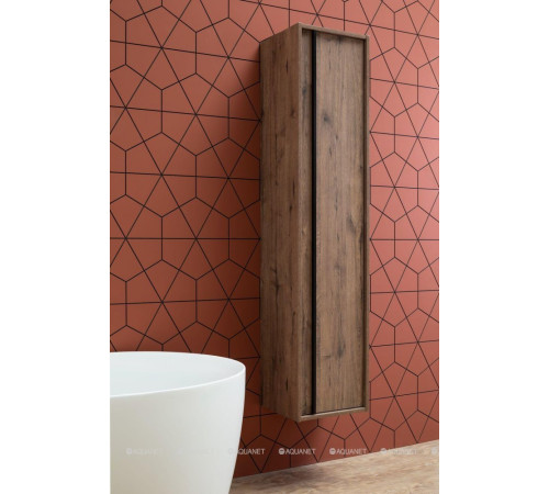 Шкаф-пенал Aquanet Lino 35 Дуб Веллингтон 00253914