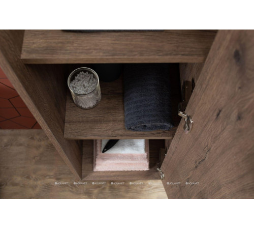 Шкаф-пенал Aquanet Lino 35 Дуб Веллингтон 00253914