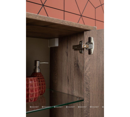 Шкаф-пенал Aquanet Lino 35 Дуб Веллингтон 00253914