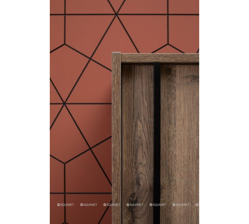 Шкаф-пенал Aquanet Lino 35 Дуб Веллингтон 00253914