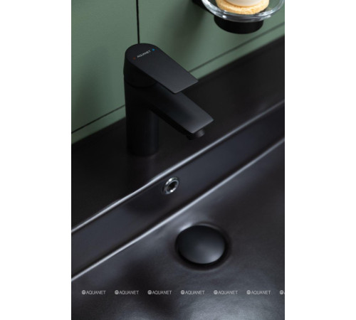 Смеситель для умывальника Aquanet Static черный матовый AF330-10B