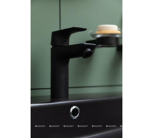 Смеситель для умывальника Aquanet Static черный матовый AF330-10B