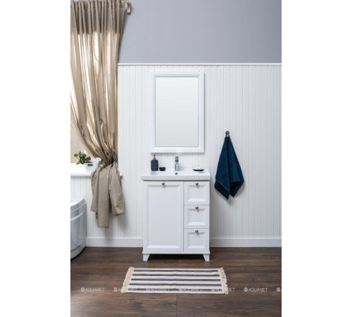 Зеркало Aquanet Амели 60x90 см белый матовый 00261991