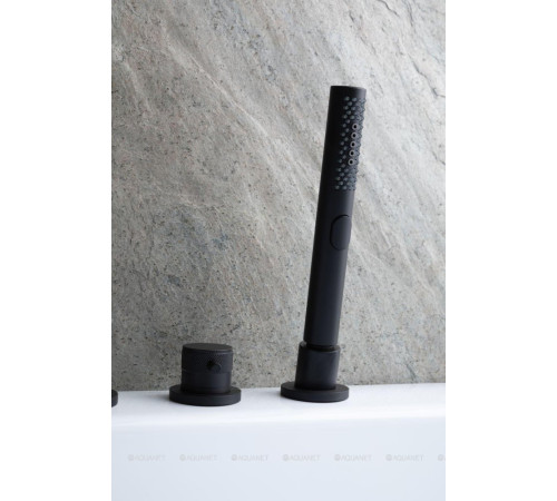 Смеситель на борт ванны Allen Brau Priority излив 190 мм черный матовый 5.31007-31