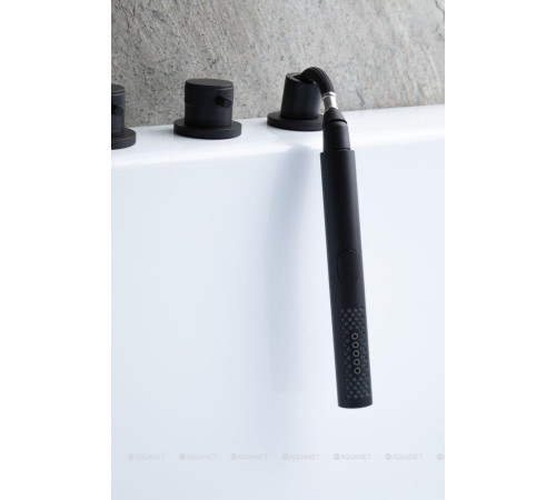 Смеситель на борт ванны Allen Brau Priority излив 190 мм черный матовый 5.31007-31