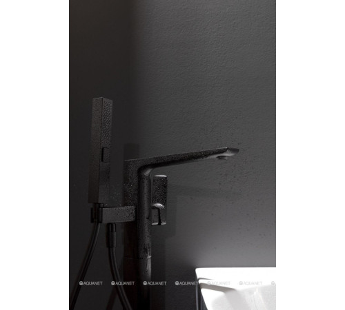 Смеситель напольный Allen Brau INFINITY высота 829 мм черный матовый 5.21009-31