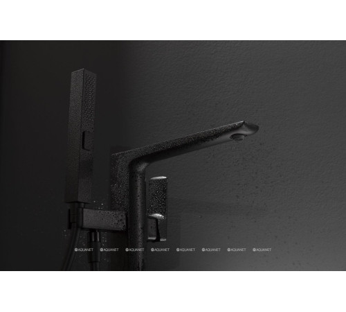 Смеситель напольный Allen Brau INFINITY высота 829 мм черный матовый 5.21009-31