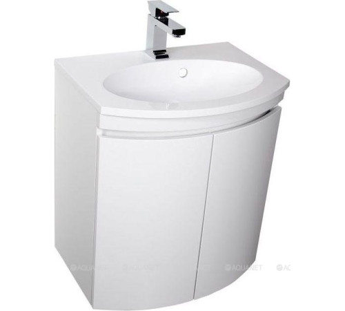 Тумба под раковину De Aqua Токката 60 белый 2 распашные двери 167128