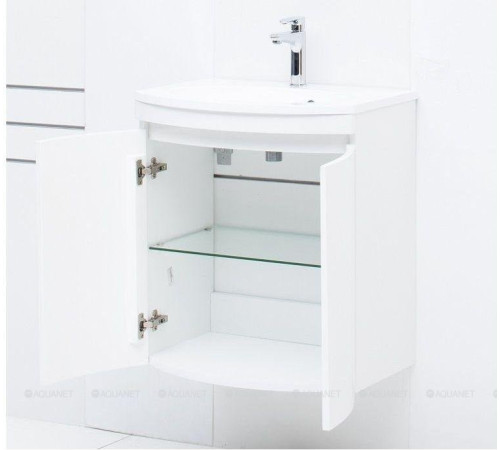 Тумба под раковину De Aqua Токката 60 белый 2 распашные двери 167128